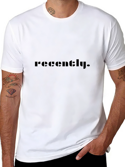 Recently Black T-Shirt