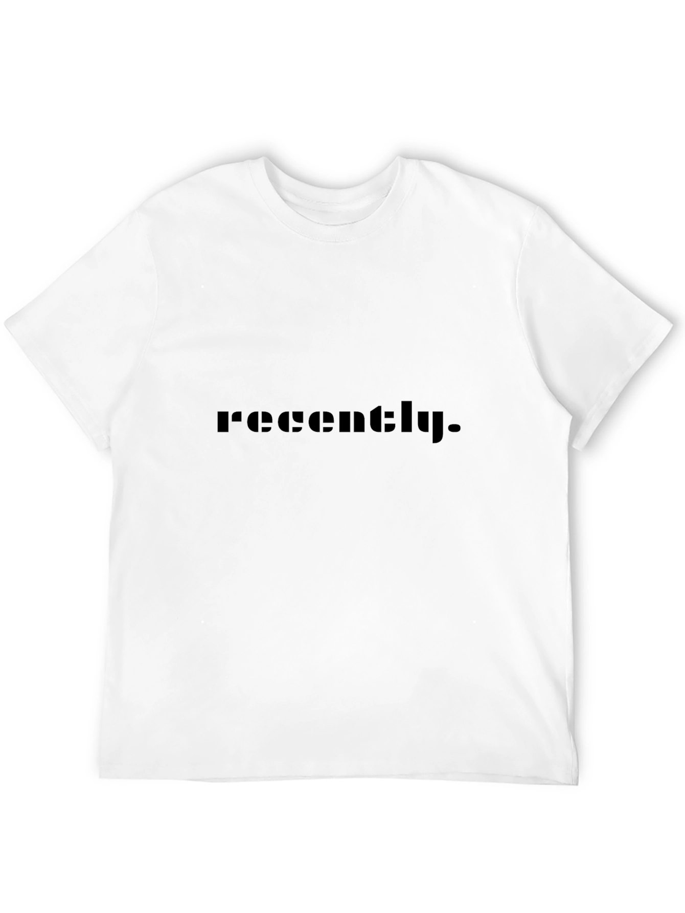 Recently Black T-Shirt