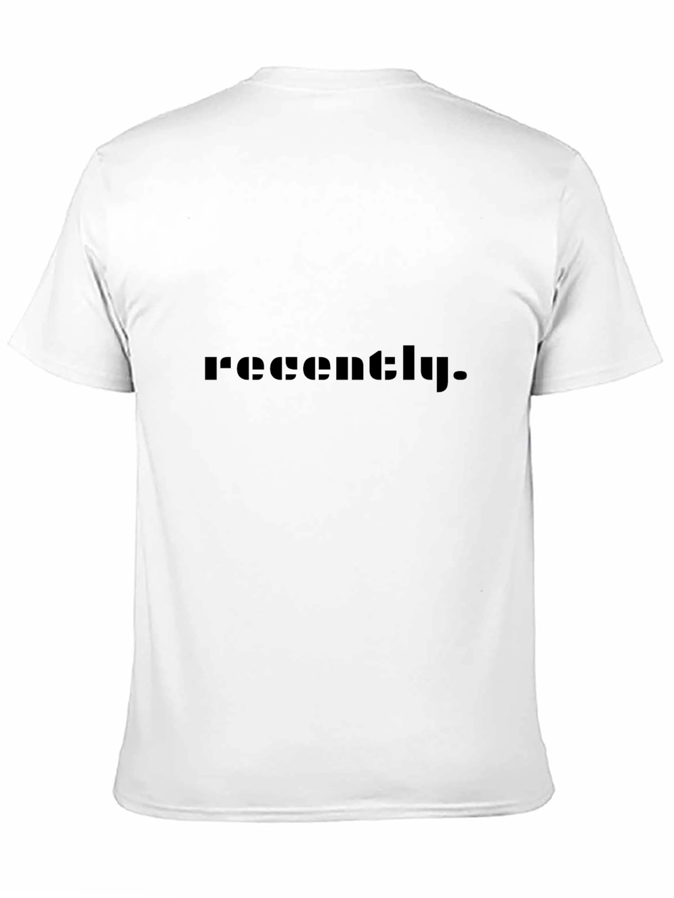 Recently Black T-Shirt