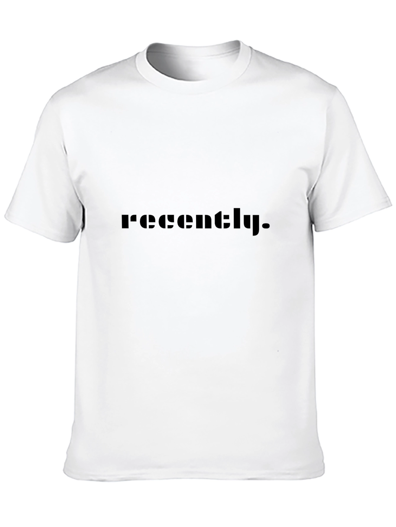 Recently Black T-Shirt