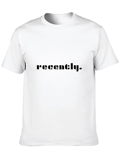 Recently Black T-Shirt
