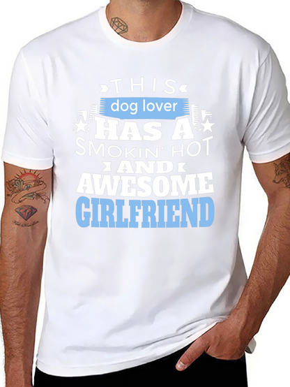 Dog Lover Awesome Girlfriend Graphic Tee