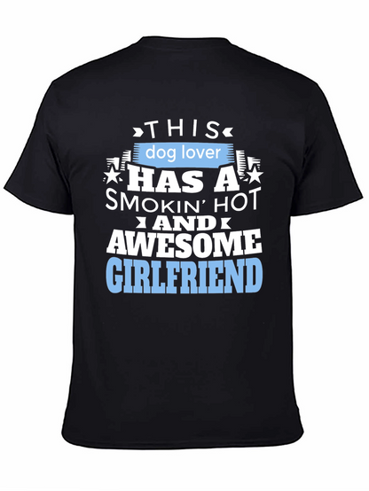 Dog Lover Awesome Girlfriend Graphic Tee