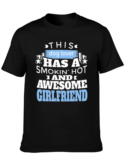 Dog Lover Awesome Girlfriend Graphic Tee