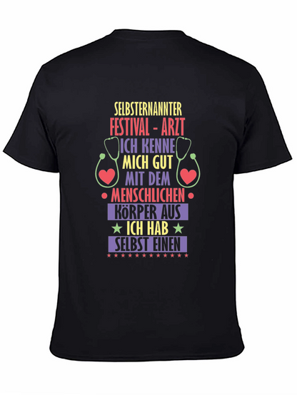Self-Proclaimed Festival Doctor Black T-Shirt