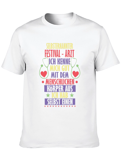 Self-Proclaimed Festival Doctor Black T-Shirt