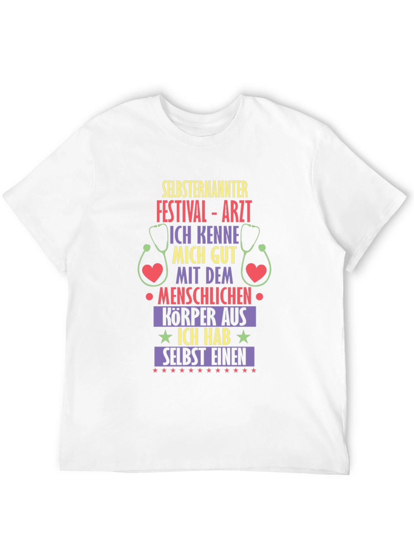 Self-Proclaimed Festival Doctor Black T-Shirt