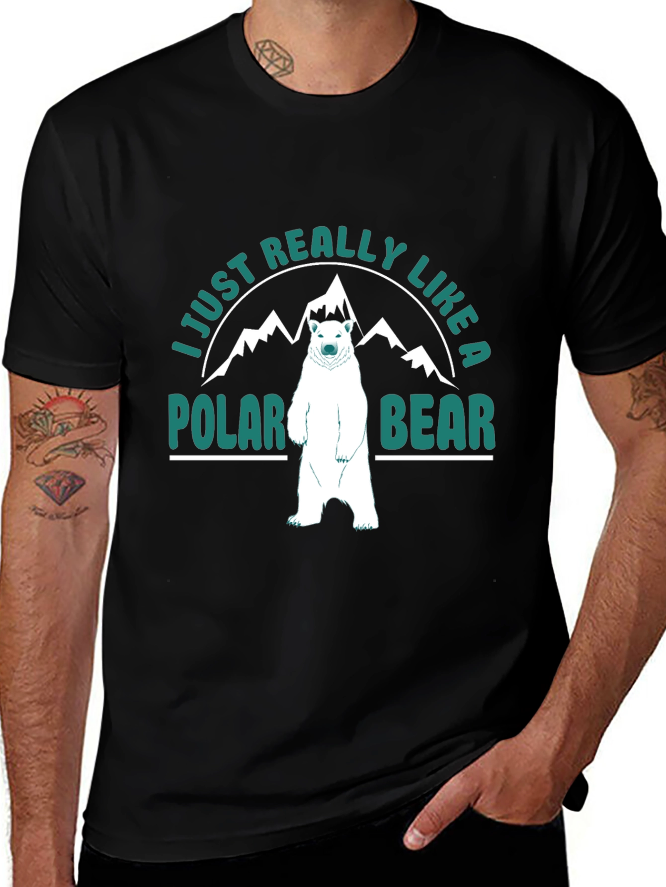 Polar Bear Graphic T-Shirt