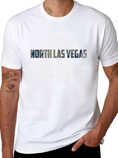 North Las Vegas Planets Graphic T-Shirt