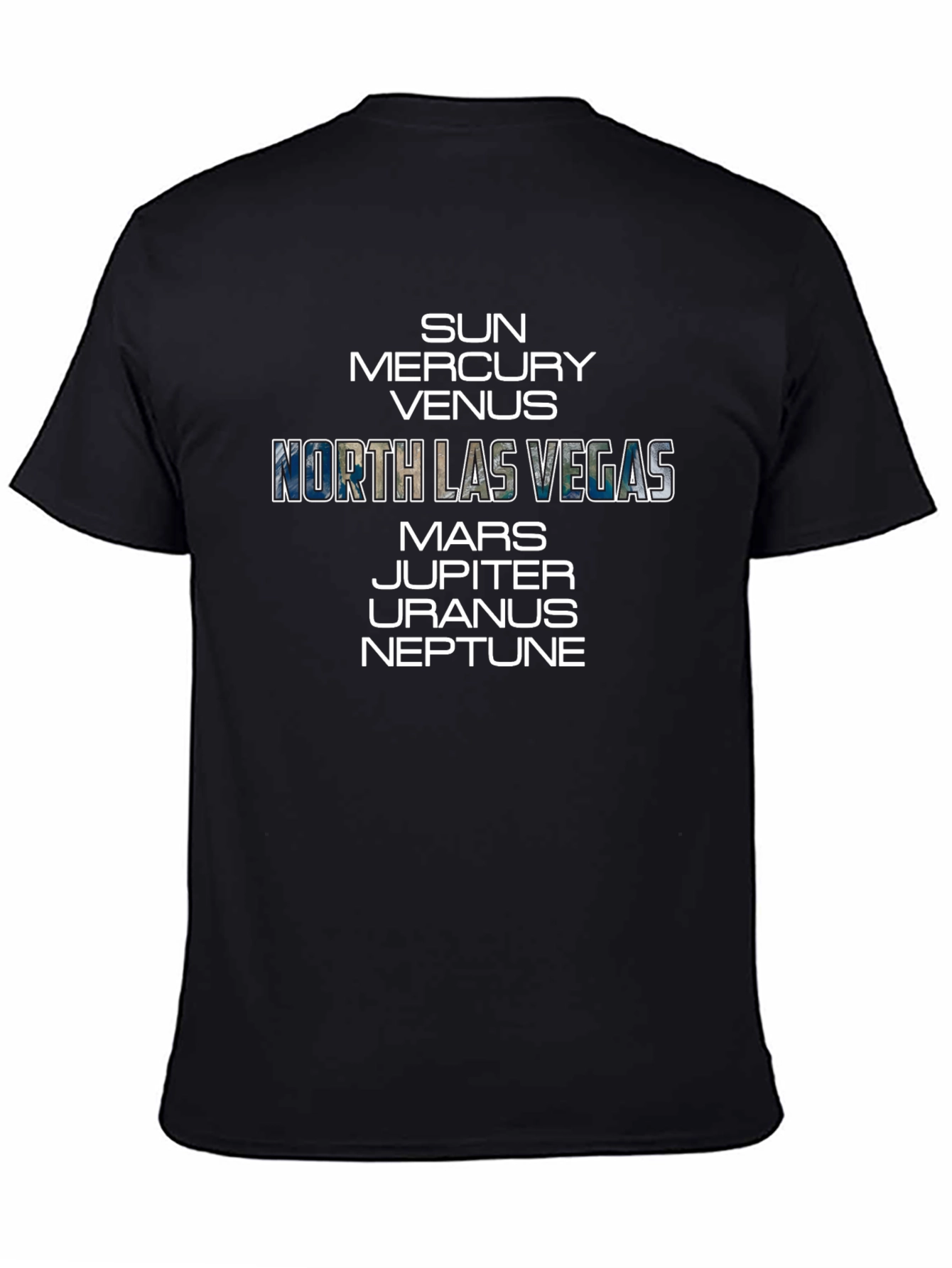 North Las Vegas Planets Graphic T-Shirt