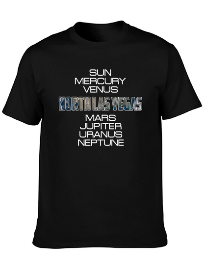 North Las Vegas Planets Graphic T-Shirt