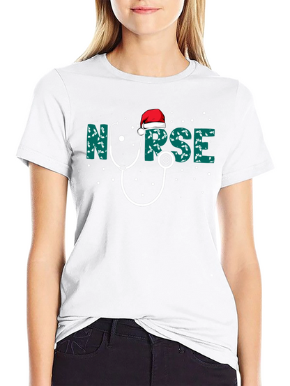 Nurse Christmas T-Shirt Holiday