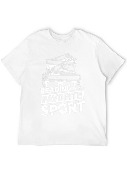 Reading is My Favorite Sport Graphic T-Shirt
