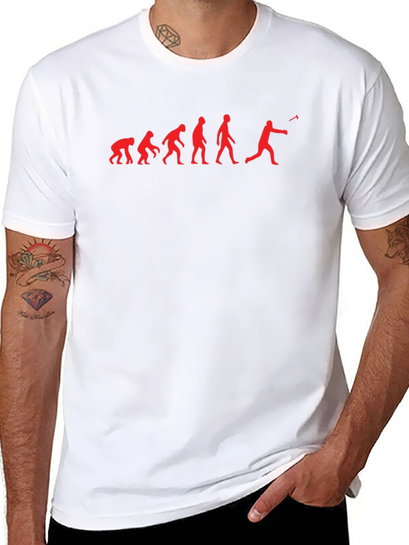 Evolution Axe Thrower T-Shirt - Black