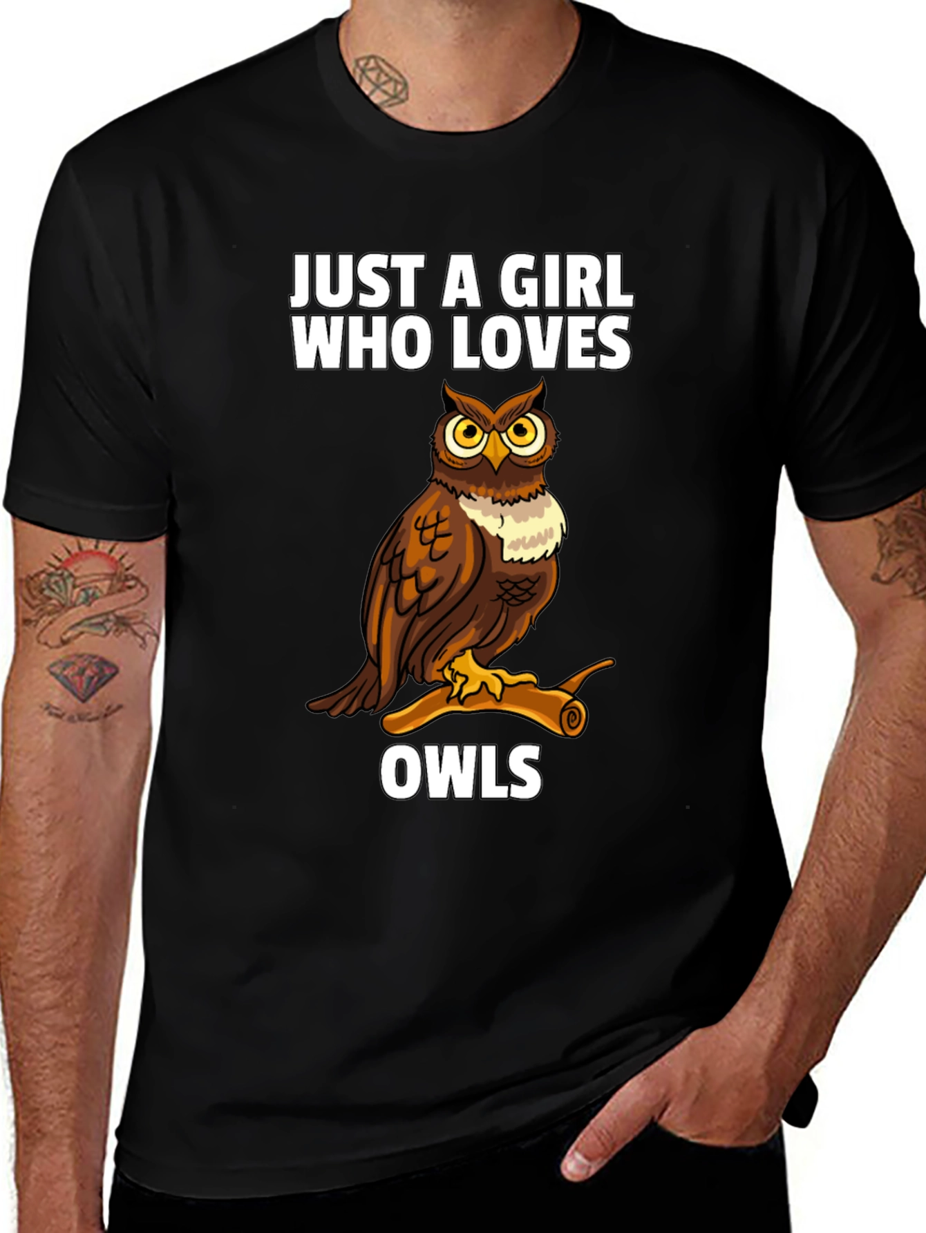 Just a Girl Who Loves Owls T-Shirt