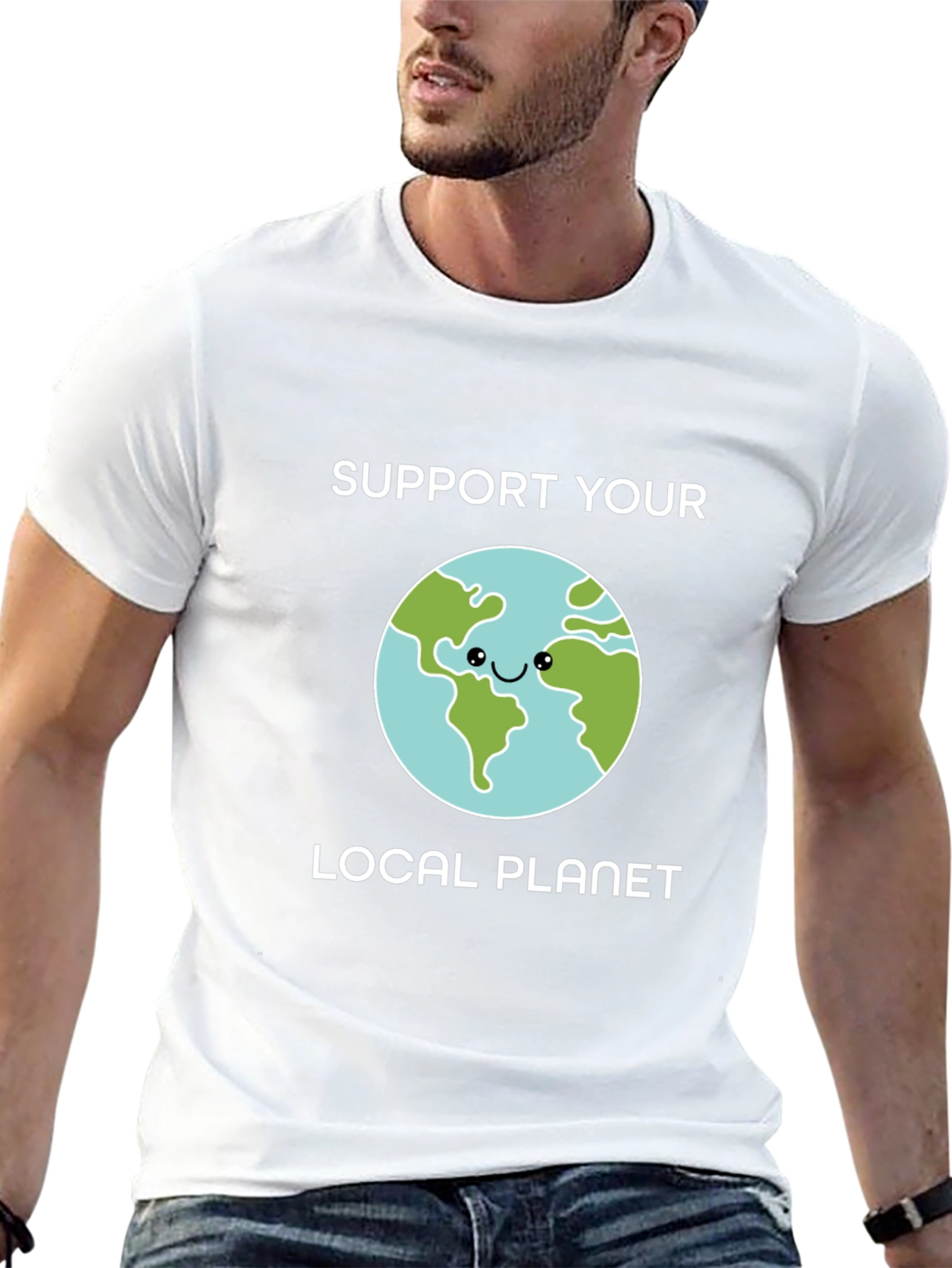 Support Your Local Planet Graphic T-Shirt