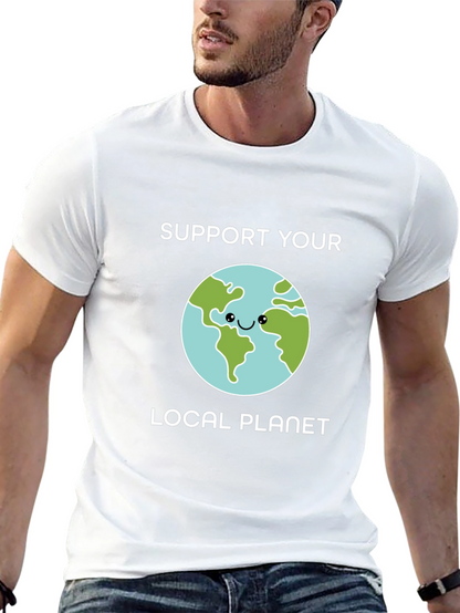 Support Your Local Planet Graphic T-Shirt