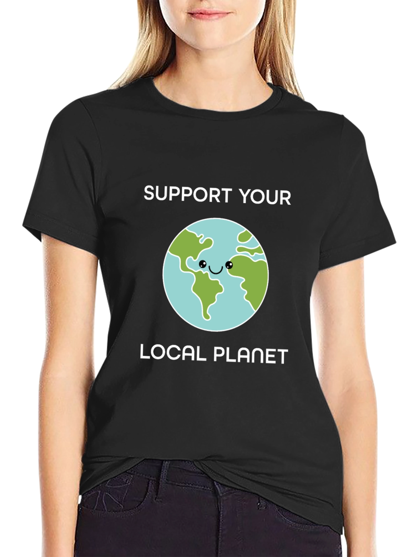 Support Your Local Planet Graphic T-Shirt