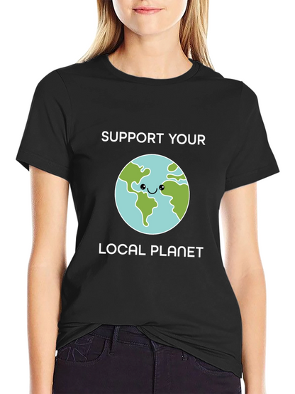Support Your Local Planet Graphic T-Shirt