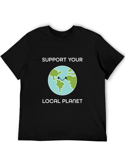 Support Your Local Planet Graphic T-Shirt