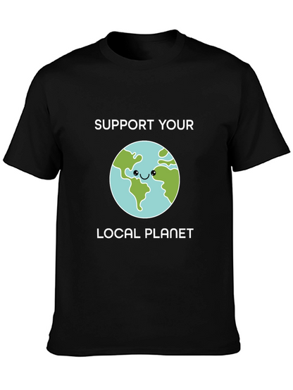 Support Your Local Planet Graphic T-Shirt