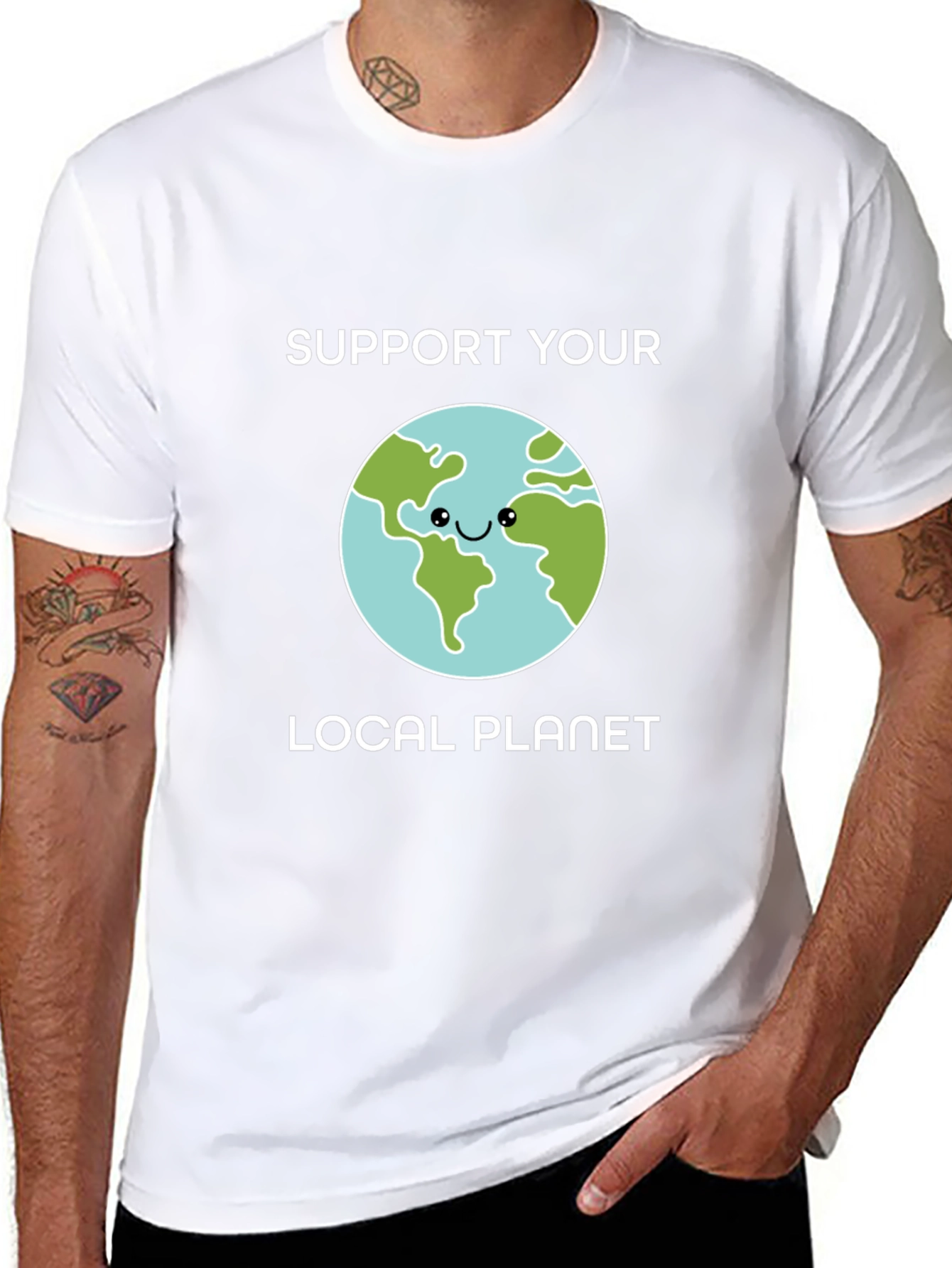 Support Your Local Planet Graphic T-Shirt