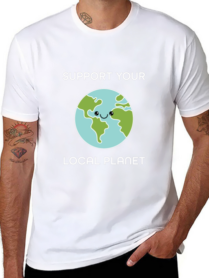 Support Your Local Planet Graphic T-Shirt