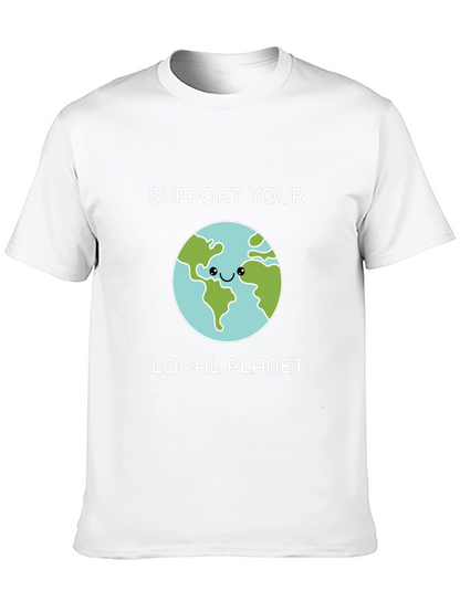 Support Your Local Planet Graphic T-Shirt