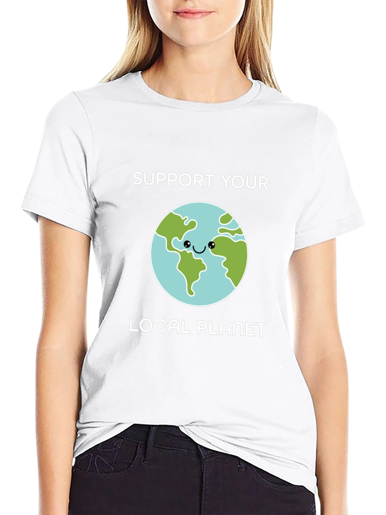 Support Your Local Planet Graphic T-Shirt
