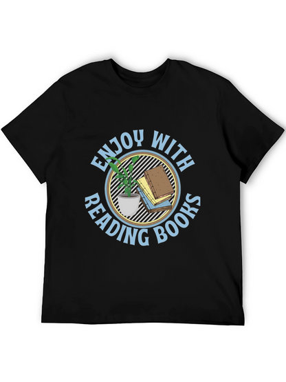 Enjoy Reading Books Black T-Shirt
