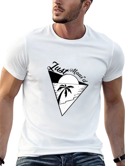 Just Mauid T-Shirt - Island Vibes Black Tee