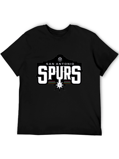 San Antonio Spurs Black T-Shirt - Fan Apparel