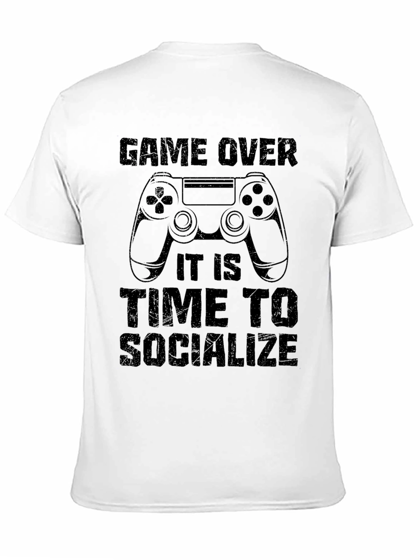 Game Over Socialize T-Shirt - Gamer Apparel