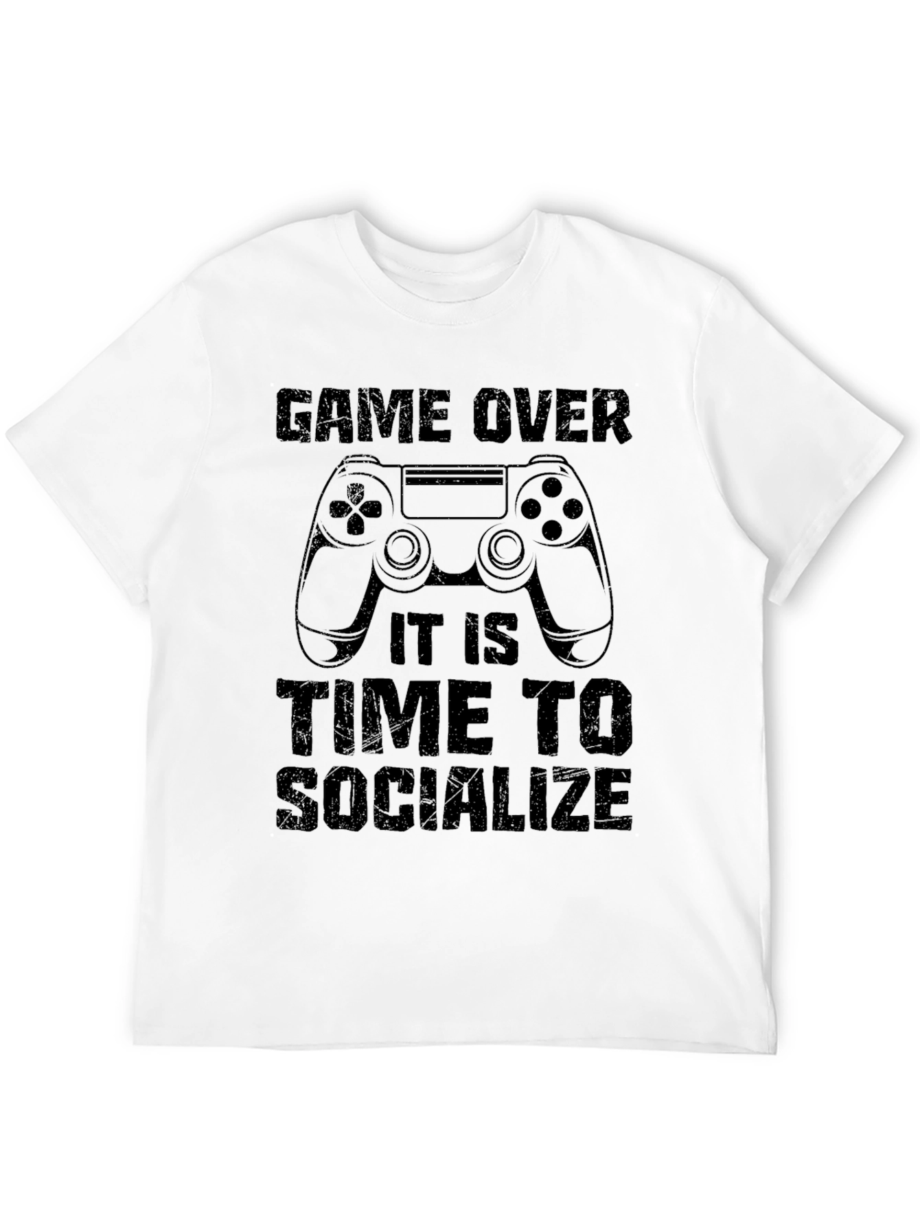 Game Over Socialize T-Shirt - Gamer Apparel