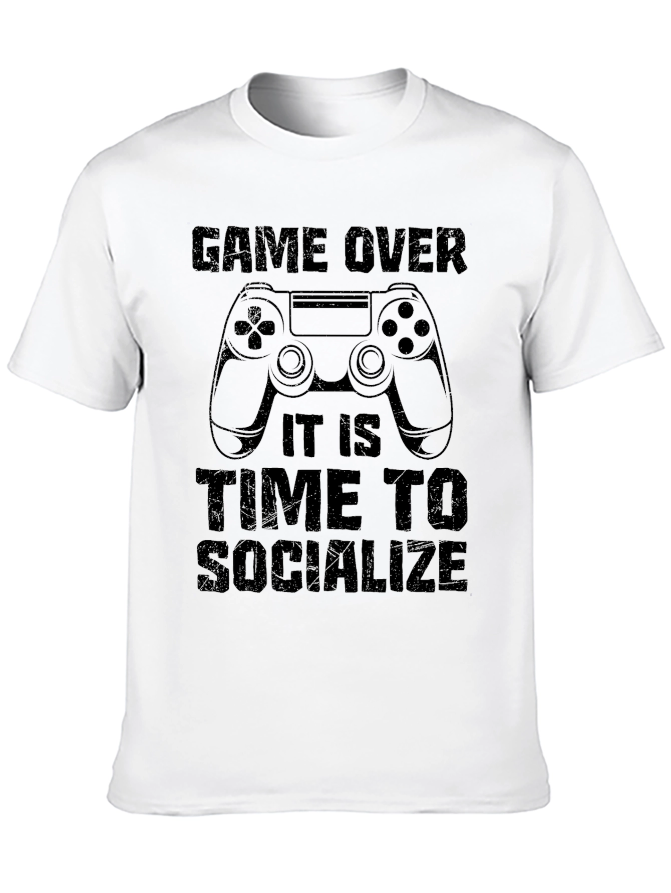 Game Over Socialize T-Shirt - Gamer Apparel