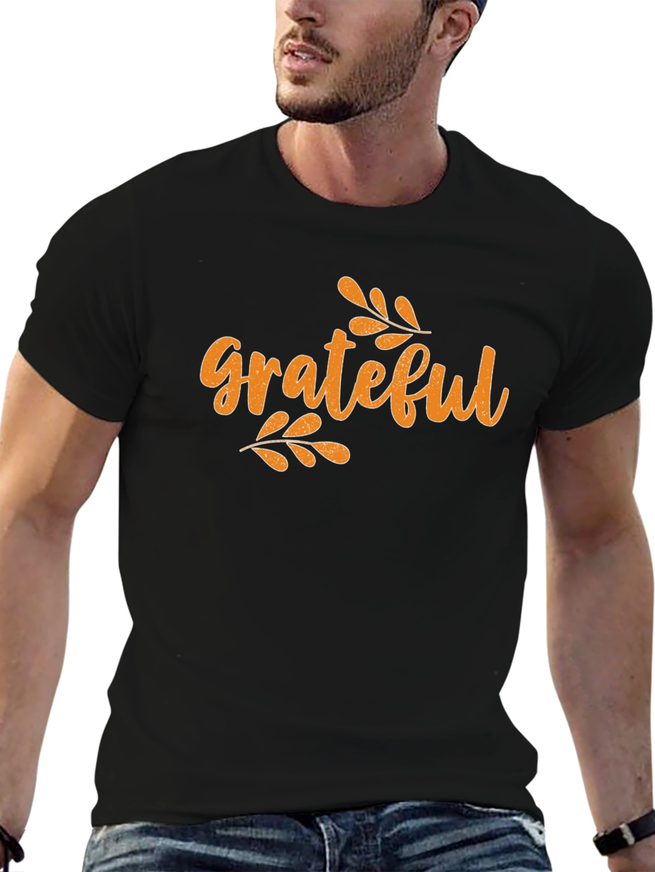 Grateful Graphic Tee - Black Unisex T-Shirt