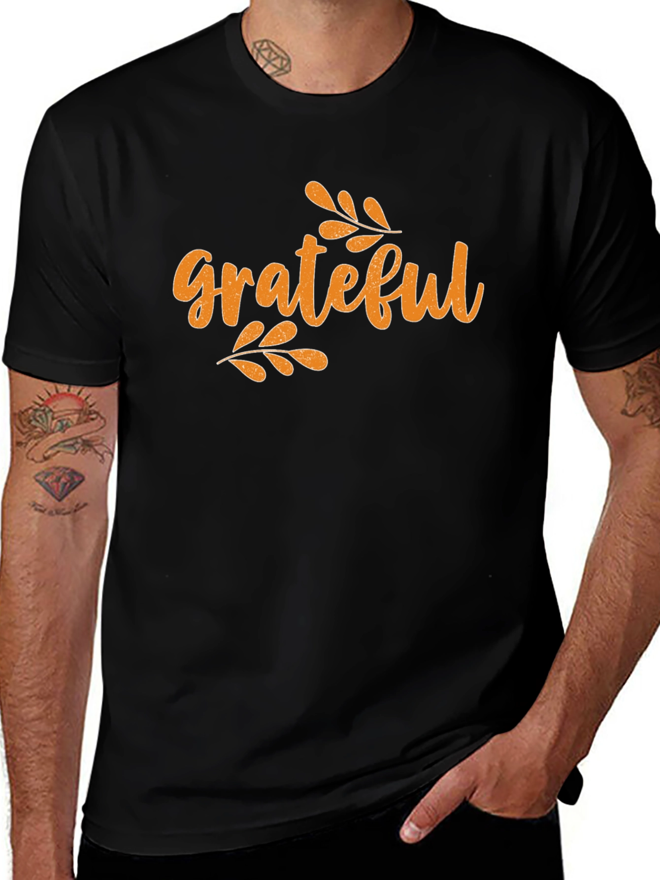 Grateful Graphic Tee - Black Unisex T-Shirt