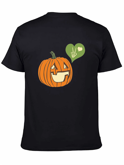 Halloween Pumpkin Peace Sign T-Shirt