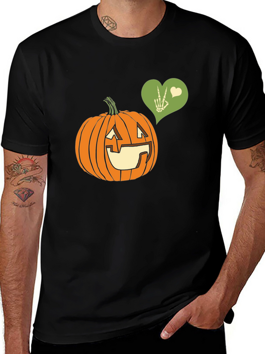 Halloween Pumpkin Peace Sign T-Shirt