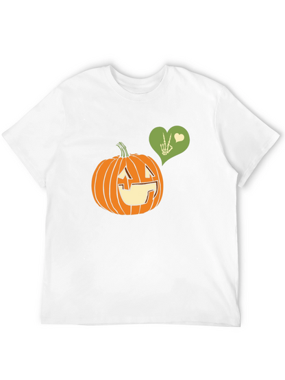 Halloween Pumpkin Peace Sign T-Shirt