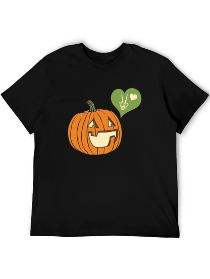 Halloween Pumpkin Peace Sign T-Shirt