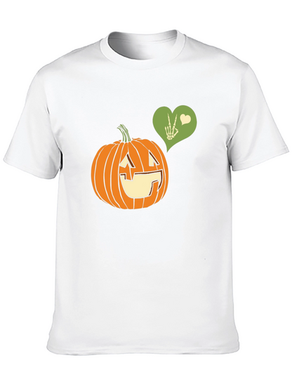 Halloween Pumpkin Peace Sign T-Shirt