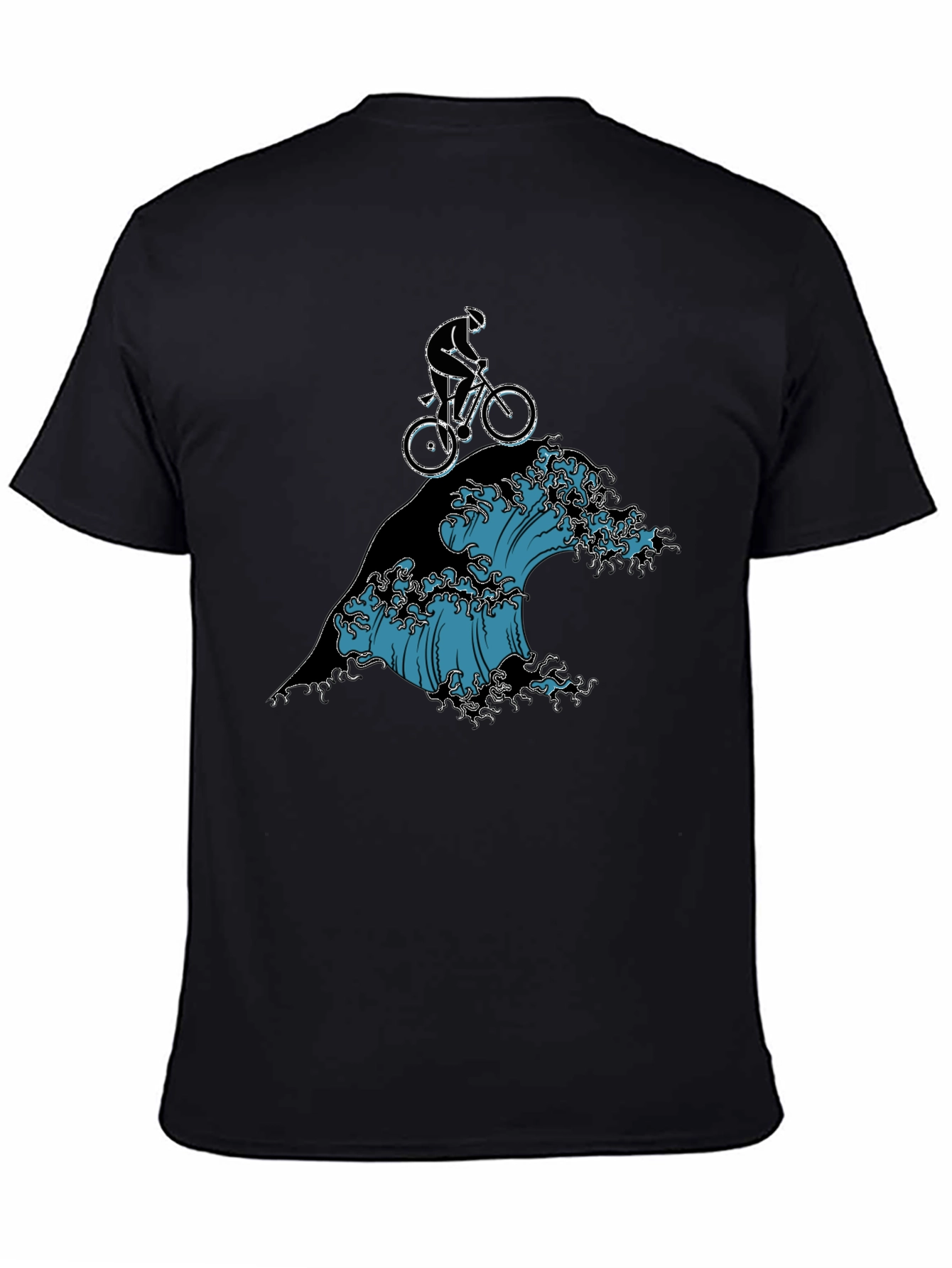 Biker Wave T-Shirt - Ride the Tide!
