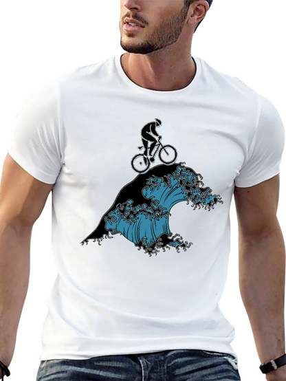Biker Wave T-Shirt - Ride the Tide!