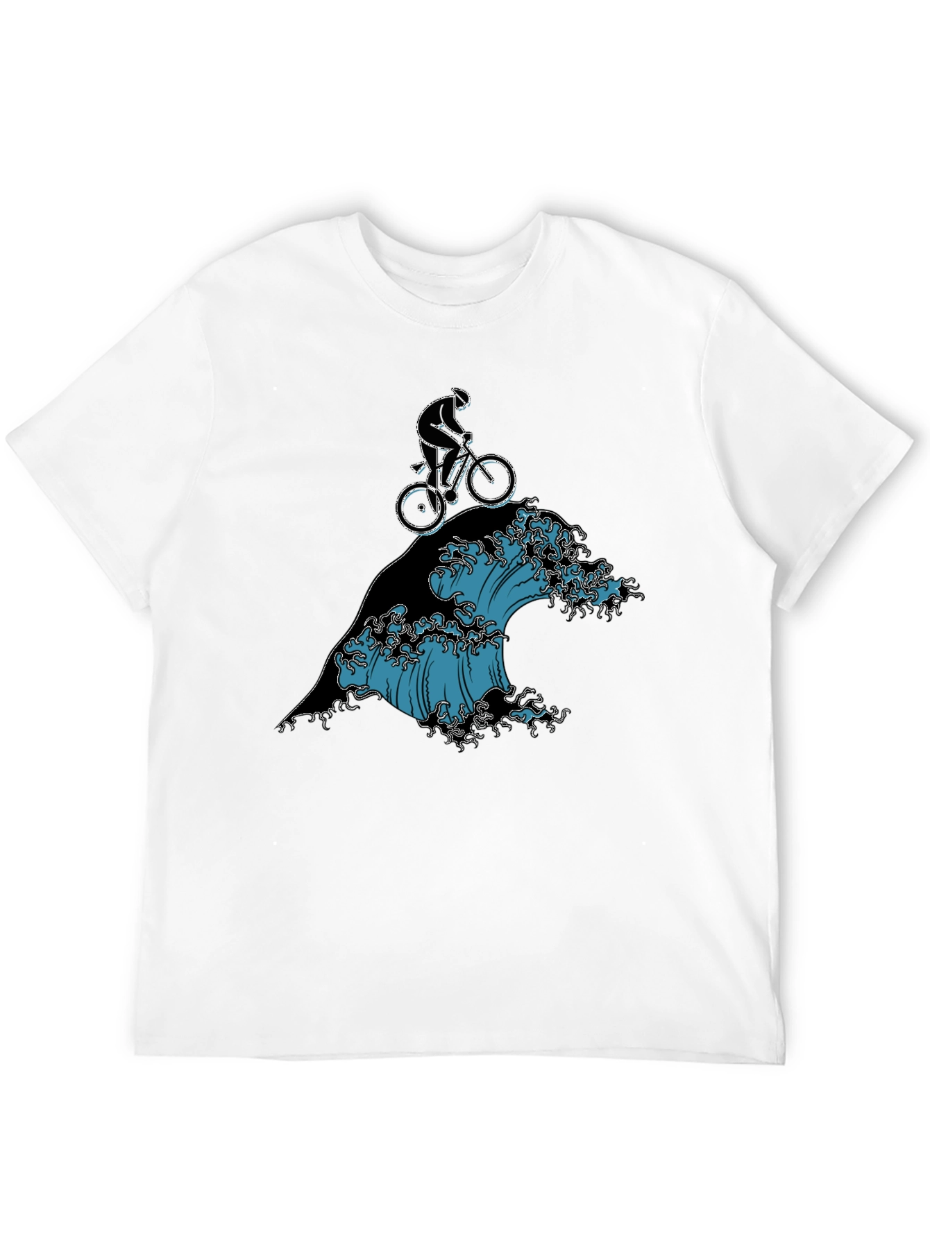 Biker Wave T-Shirt - Ride the Tide!
