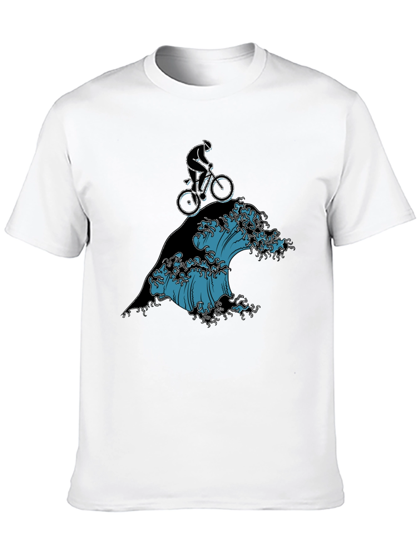 Biker Wave T-Shirt - Ride the Tide!