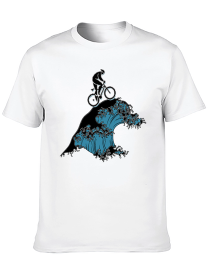 Biker Wave T-Shirt - Ride the Tide!