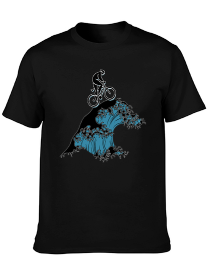 Biker Wave T-Shirt - Ride the Tide!