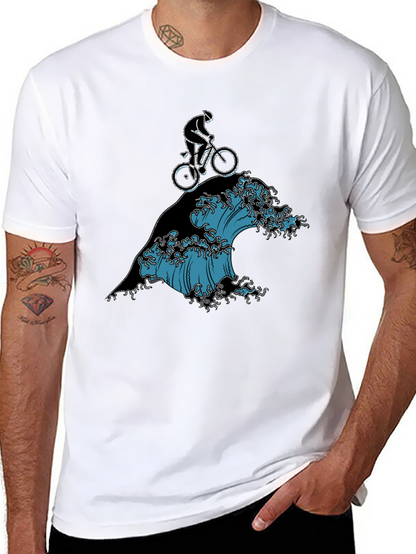 Biker Wave T-Shirt - Ride the Tide!