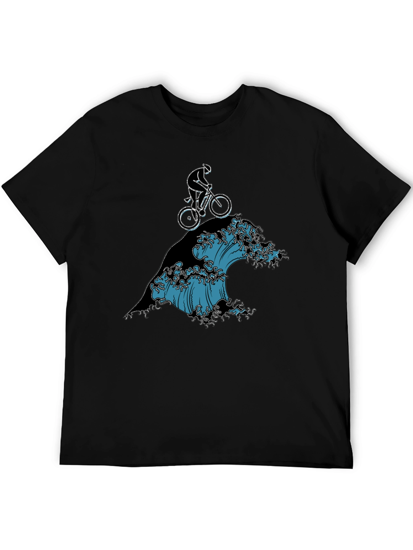 Biker Wave T-Shirt - Ride the Tide!